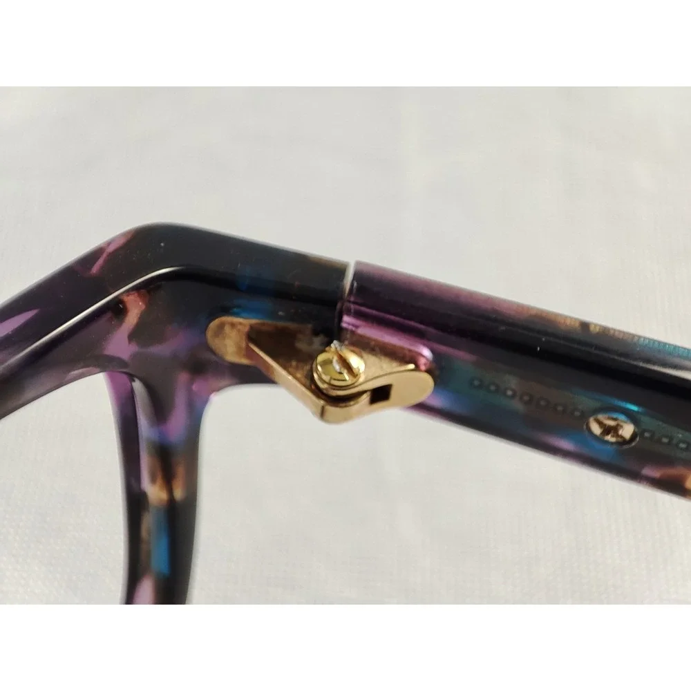 Coach HC‎ 6065 5288 Lanie Confetti Purple Eyeglasses Frames 49-17-135